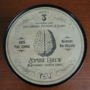 Wicks Apothecary Zombie Brew 2 Wick Candle #3 Halloween